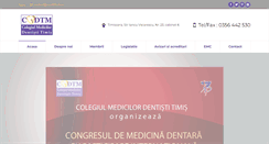 Desktop Screenshot of cmdrtimis.ro